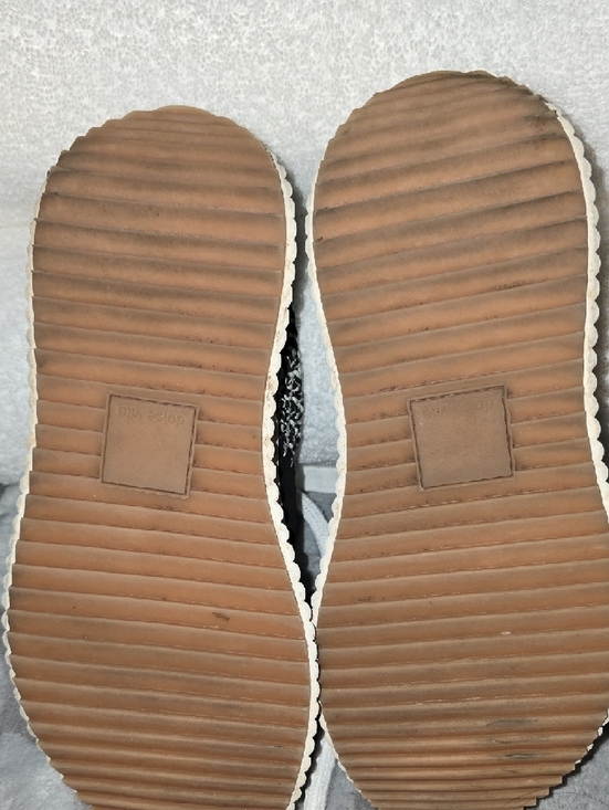 Dolce Vita Black and White Knit Platform Sneakers - Picture 5 of 6